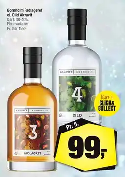 Calle Bornholm Fadlageret el. Dild Akvavit, DKK 99 tilbud