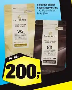 Calle Callebaut Belgisk Chokoladeovertræk, DKK 200 tilbud