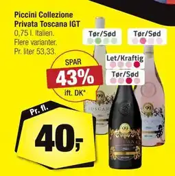 Calle Piccini Collezione Privata Toscana IGT, DKK 40 tilbud