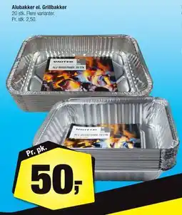 Calle Alubakker el. Grillbakker, DKK 50 tilbud