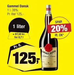 Calle Gammel Dansk, DKK 125 tilbud