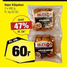 Calle Højer Kålpølser, DKK 60 tilbud