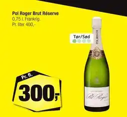 Calle Pol Roger Brut Réserve, DKK 300 tilbud