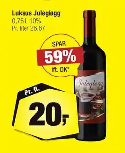 Calle Luksus Julegløgg, DKK 20 tilbud