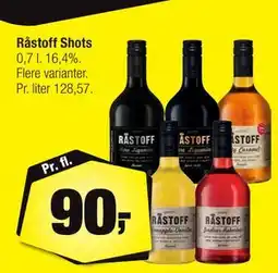 Calle Råstoff Shots, DKK 90 tilbud