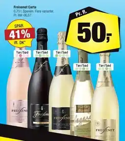 Calle Freixenet Carta, DKK 50 tilbud