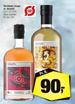 Calle Bornholm Snaps el. Akvavit, DKK 90 tilbud