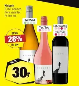 Calle Kingpin, DKK 30 tilbud