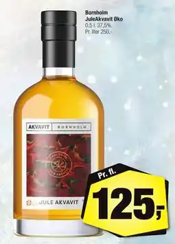 Calle Bornholm JuleAkvavit Øko, DKK 125 tilbud