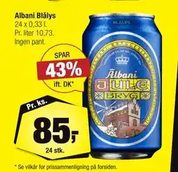 Calle Albani Blålys, DKK 85 tilbud