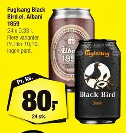 Calle Fuglsang Black Bird el. Albani 1859, DKK 80 tilbud
