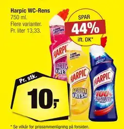 Calle Harpic WC-Rens, DKK 10 tilbud