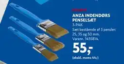 Davidsen ANZA INDENDØRS PENSELSÆT, DKK 55 tilbud
