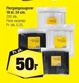 Calle Flergangssugerør 19 el. 24 cm, DKK 50 tilbud