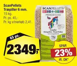 Calle ScanPellets Træpiller 6 mm., DKK 2349 tilbud