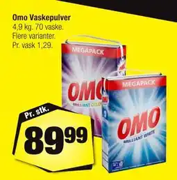 Calle Omo Vaskepulver, DKK 89.99 tilbud