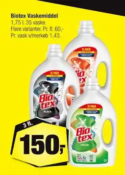 Calle Biotex Vaskemiddel, DKK 150 tilbud