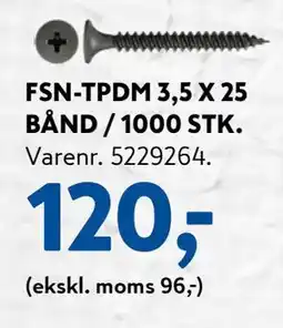 Davidsen FISCHER GIPSKRUE TIL ALM. GIPS, DKK 120 tilbud