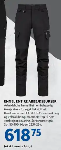 Davidsen ENGEL ENTIRE ARBEJDSBUKSER, DKK 618.75 tilbud
