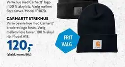 Davidsen CARHARTT STRIKHUE, DKK 120 tilbud