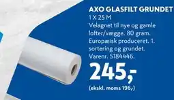 Davidsen AXO GLASFILT GRUNDET, DKK 245 tilbud
