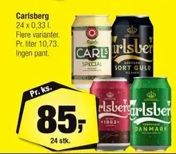 Calle Carlsberg, DKK 85 tilbud