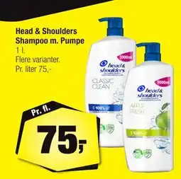 Calle Head & Shoulders Shampoo m. Pumpe, DKK 75 tilbud