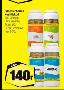 Calle Fitness Pharma Kosttilskud, DKK 140 tilbud