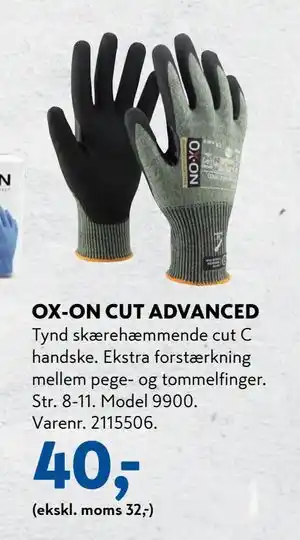 Davidsen OX-ON CUT ADVANCED, DKK 40 tilbud
