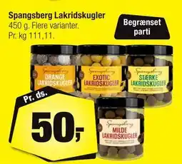 Calle Spangsberg Lakridskugler, DKK 50 tilbud