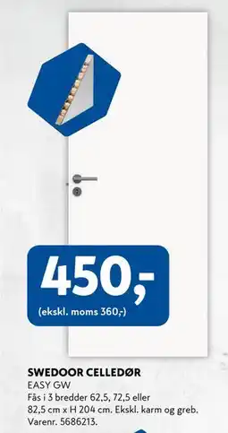 Davidsen SWEDOOR CELLEDØR, DKK 450 tilbud