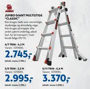 JUMBO GIANT MULTISTIGE “CLASSIC”