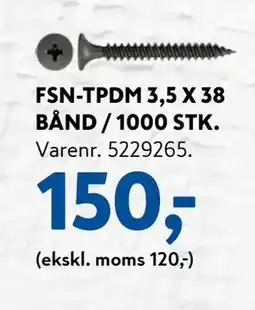 Davidsen FISCHER GIPSKRUE TIL ALM. GIPS, DKK 150 tilbud