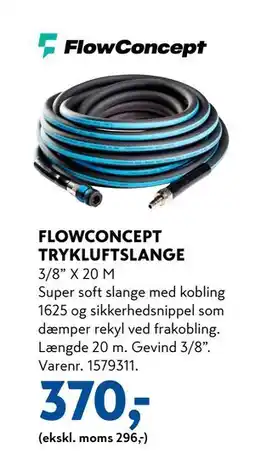 Davidsen FLOWCONCEPT TRYKLUFTSLANGE, DKK 370 tilbud