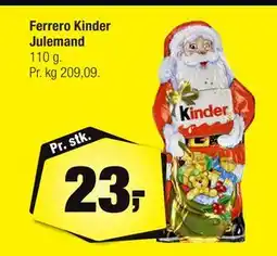 Calle Ferrero Kinder Julemand, DKK 23 tilbud