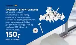 Davidsen TROLDTEKT STRUKTUR SKRUE, DKK 150 tilbud