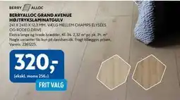 Davidsen BERRYALLOC GRAND AVENUE HØJTRYKSLAMINATGULV, DKK 320 tilbud