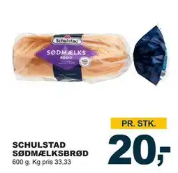 Let-Køb SCHULSTAD SØDMÆLKSBRØD, DKK 20 tilbud