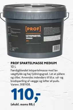 Davidsen PROF SPARTELMASSE MEDIUM, DKK 110 tilbud