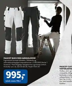 Davidsen MASCOT BUKS MED HÆNGELOMME, DKK 995 tilbud