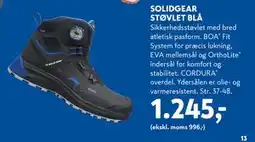 Davidsen SOLIDGEAR STØVLET BLÅ, DKK 1245 tilbud