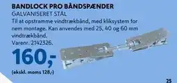 Davidsen BANDLOCK PRO BÅNDSPÆNDER, DKK 160 tilbud