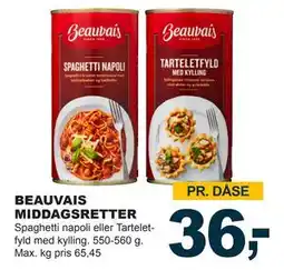 Let-Køb BEAUVAIS MIDDAGSRETTER, DKK 36 tilbud
