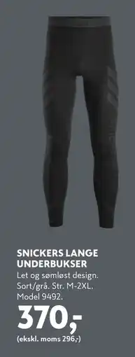 Davidsen SNICKERS LANGE UNDERBUKSER, DKK 370 tilbud