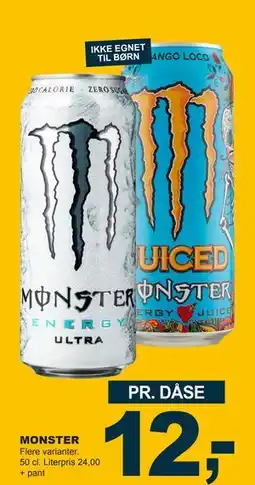 Let-Køb MONSTER, DKK 12 tilbud