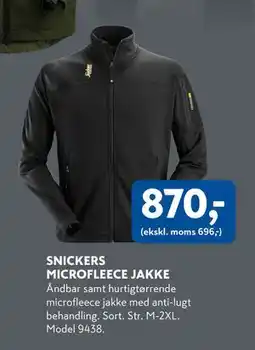 Davidsen SNICKERS MICROFLEECE JAKKE, DKK 870 tilbud