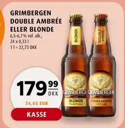 Scandinavian Park GRIMBERGEN DOUBLE AMBRÉE ELLER BLONDE, DKK 179.99 tilbud