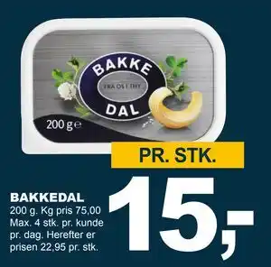 Let-Køb BAKKEDAL, DKK 15 tilbud