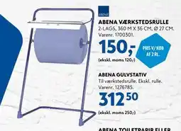 Davidsen ABENA VÆRKSTEDSRULLE, DKK 150 tilbud