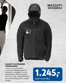 Davidsen MASCOT CUSTOMIZED VINTERJAKKE, DKK 1245 tilbud